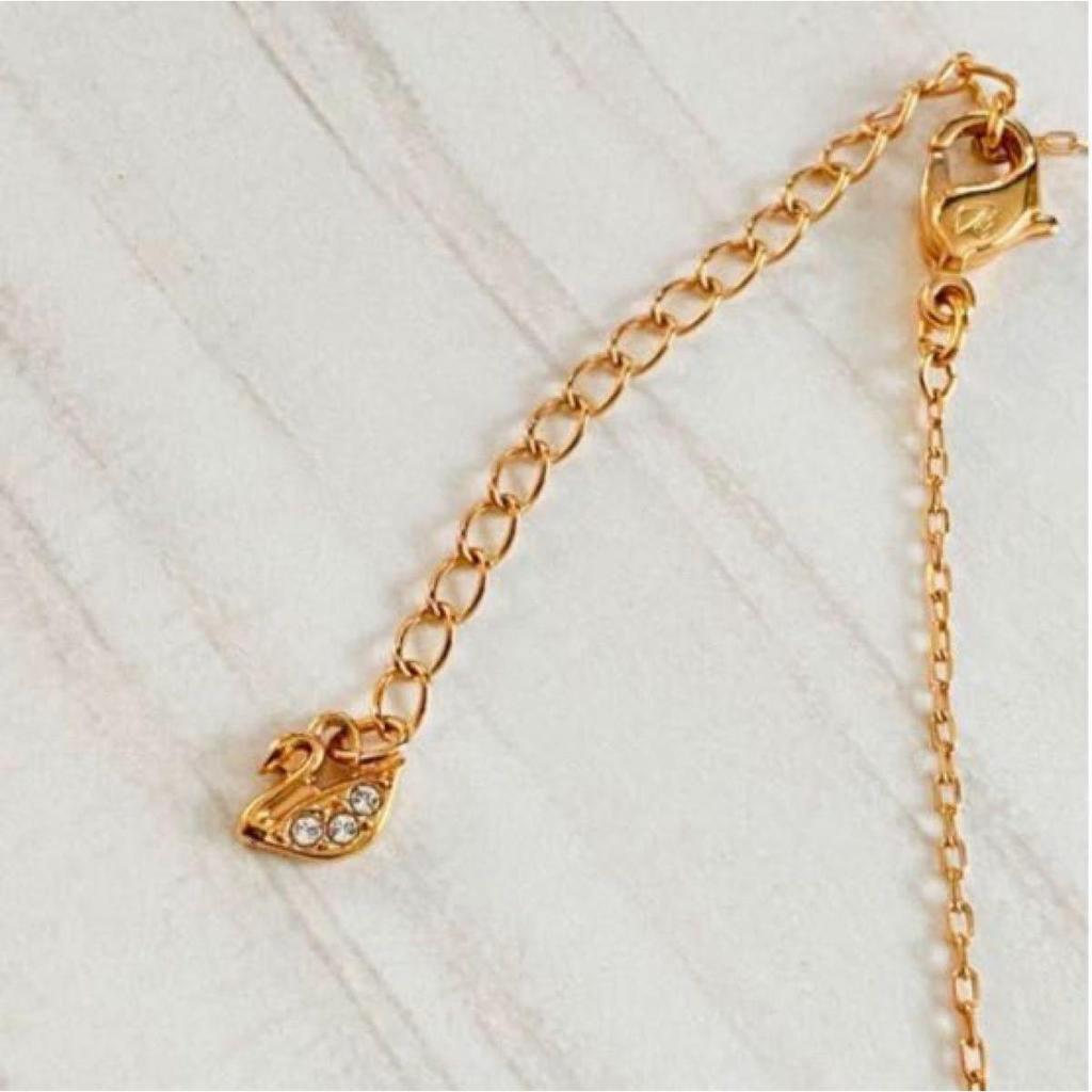 Used Swarovski Swarovski One pendant necklace rose gold heart cut