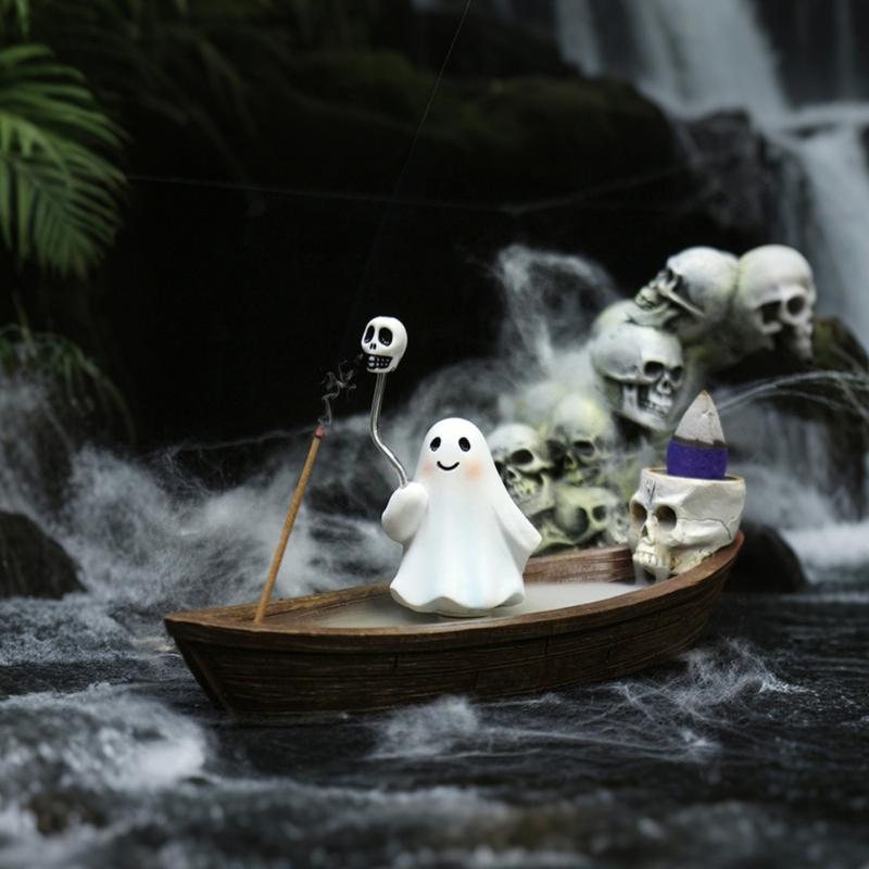 Haunted Ship Resin Statue Scented Decoration Handmade Art Piece For Living Room Bedroom