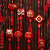 Felt New Year Hanging Ornaments Red Chinese Lucky Ornament Year Of The Snake Pendant  Wall Door