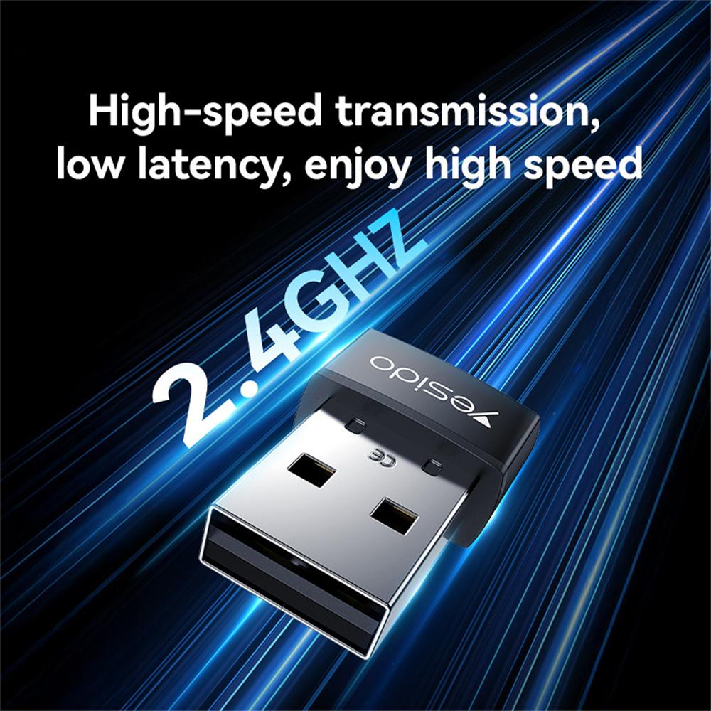 YESIDO WP10 WiFi4 Dongle 150Mbps High Speed USB Wireless Adapter with Built In Antenna