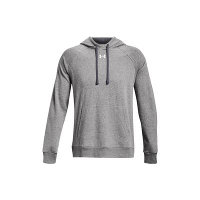 Rival Fleece Hoodie With Brand Logo Print Men Hoodies Gray 1379757-025