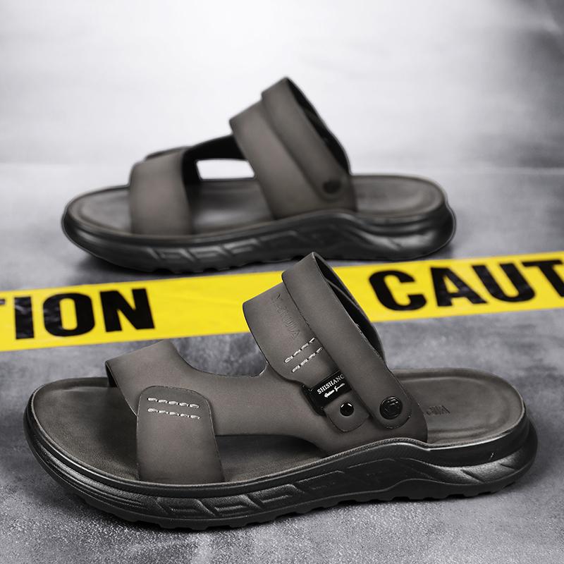 Sandals Summer Men's Casusal Outdoor Dual-purpose Slippers Breathable Anti Slip Waterproof Soft Sole Beach Shoes Driving Sandals