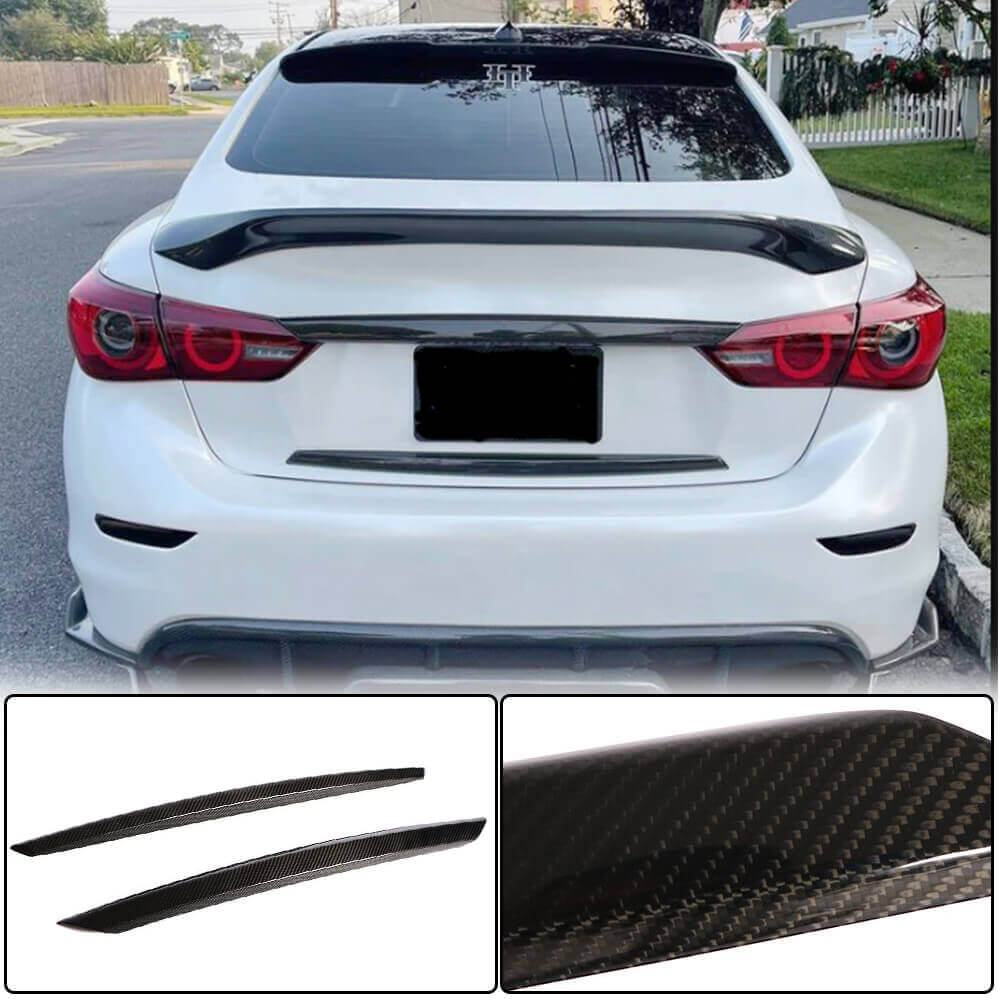 

Trunk lid trims (for Q50 Base/Sport 2014-2017, Carbon) for Infiniti Q50/Q60