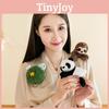 Series Penguin Animal Red Panda Standing Shoulder Decorative Pendant Toy Plush
