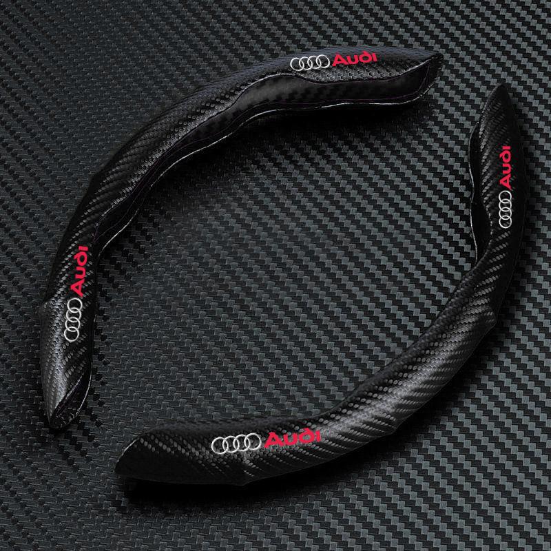 

Универсальная нескользящая оплетка на руль из углеродного волокна для Audi C5 C6 C7 A4 B6 B8 B7 A6 A3 A5 Q3 Q5 Q7 8P S3 S5 S1 S4 S2 RS3 RS4 RS5 RS6 RS8 audi чёрный