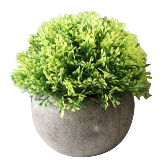 Umělý květináč rostlina tráva papírová buničina květináč Bonsai Ornai Garden Decor Decor