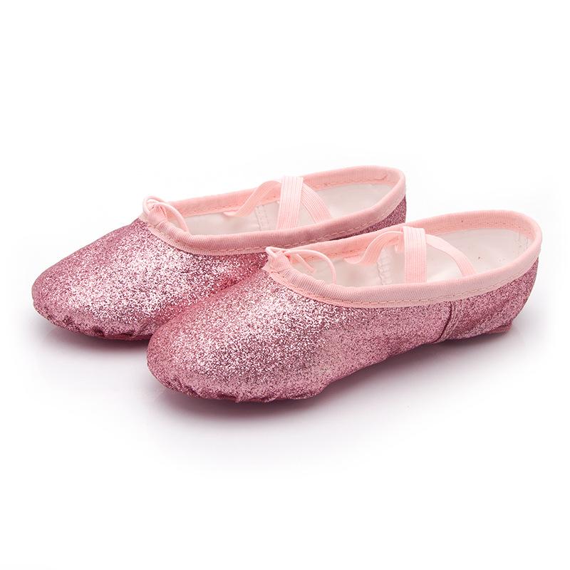 Bühnen-Tanzschuhe, Bauchtanz mit weicher Sohle, Volkstanz, Helle Katzenpfoten-Schuhe, Ballett-Aufführungsschuhe
