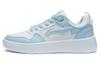 Line 2.0 Slip Resistant Abrasion Resistant Low Top Skateboard Shoes Women's White Blue AGCT338-3