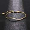 Simple And Minimalist Bracelet For Women, Micro-Inlaid Zircon Jewelry, Adjustable Length Exquisite Jewelry