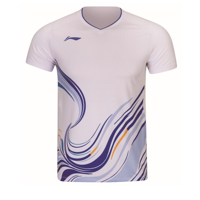 Li Ning Badminton Collection Badminton Jersey Unisex White AAYW045-2 L