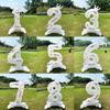 32 Inch Crown Decoration Style Aluminum Film Digital Balloon Number Balloon Standing IBalloon Children Birthday Party White