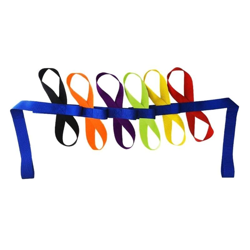 

Навчальна мотузка для прогулянок Нейлонова мотузка для ходьби Шкільна охоронна мотузка Барвиста ручка Дитяча безпечна мотузка-повідець для дошкільного закладу 1