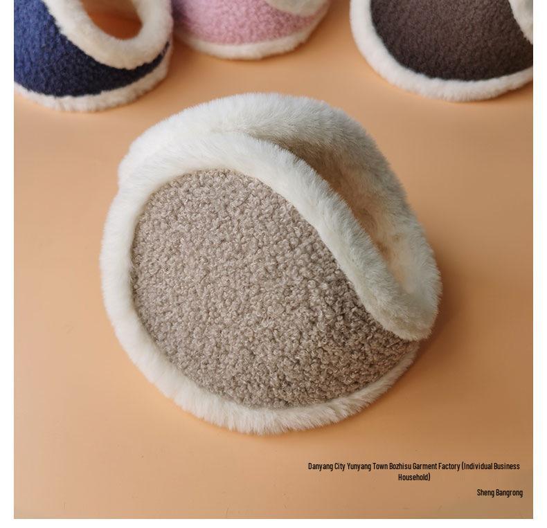 Korean Style Cute Women's Winter Earmuffs - Thick, Lined, Warm, Anti-Freeze Ear Protectors
