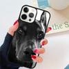 Doberman Dog Guarding Fierce Coque Shell For iPhone 17 Air 15 16 14 13 12 Pro Max 11 Pro Max Plus Phone Case Cover