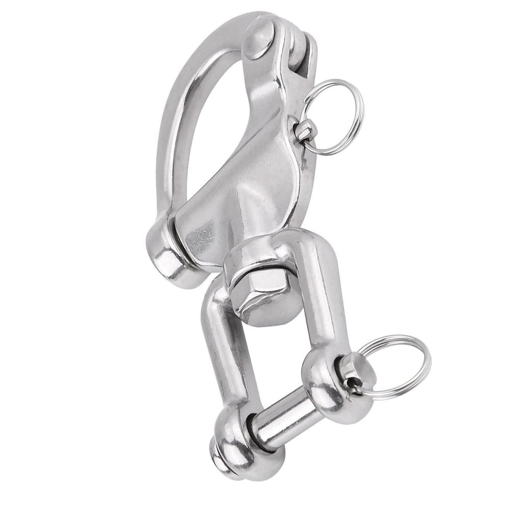316 Stainless Steel Jaw Swivel Snap Shackle for Sailboat Spinnaker Halyard 03#