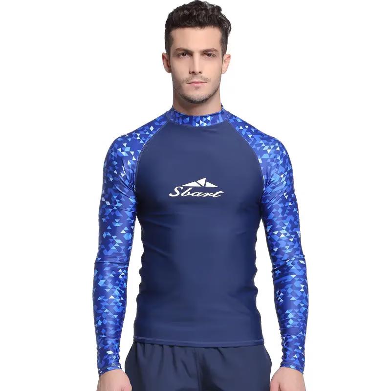 SBART Men's Fast-Drying Rash Guard Top