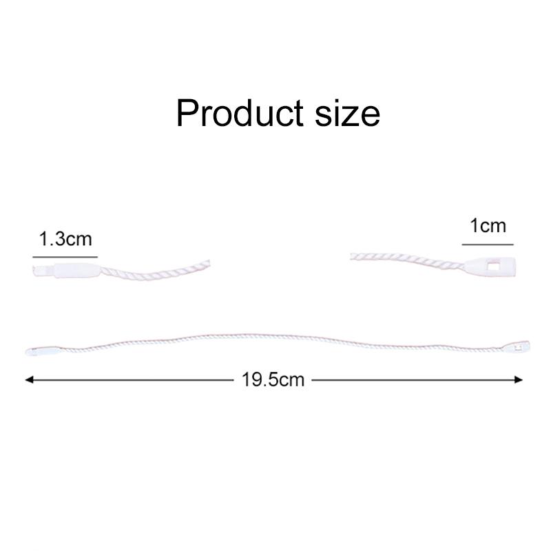 100pcs Polyester Tag Rope Clothing Hanging Ropes Bullet Head Suspension Clothing Label Card DIY Clothing Accessories TMZ