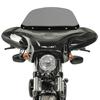 Carenage Batwing avec Pare Brise compatible avec Chopper et Custombikes Craftride en fumé clair