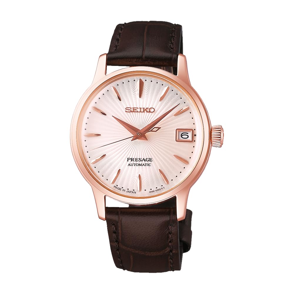 

Presage Mechanical Pale Pink Dial Screw Back SRRY028 Brown [Seiko Watch] Прозорі жіночі