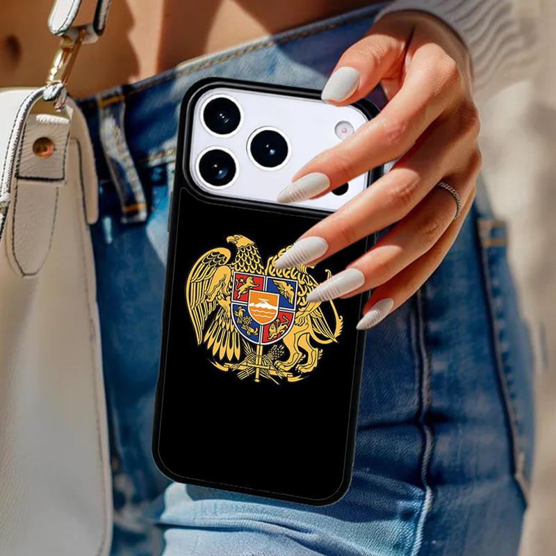 Armenian Flag Soft Phone Case For iPhone 17 Air 14 15 13 12 Max Cover For Apple 14 15 16 16e 11 Pro Max Plus Coque
