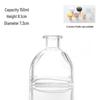 Glass Dried Flower Aromatherapy Bottle - Fireless Perfume Bottle for Bedroom and Car, Refillable.
