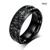 Charm Partnerringe Romantische Damen Rote Strassringe Set Trendige Herren Edelstahl Keltischer Drachenringe Ehering Schmuck