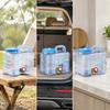 7.5Liter Water Storage Bucket Portable with Faucet Lightweight for Camping, Road Trips,