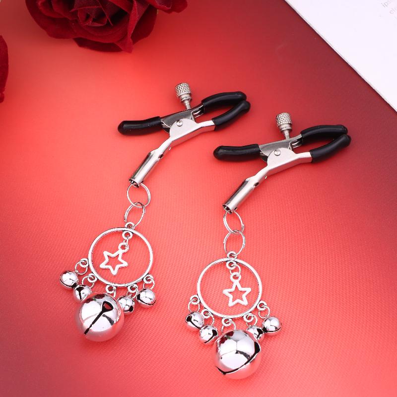 1 Pairs Breast Clip Female Clitoris Clip Couple Sex Toy Massage Stimulation Adult Nipple Training Tool