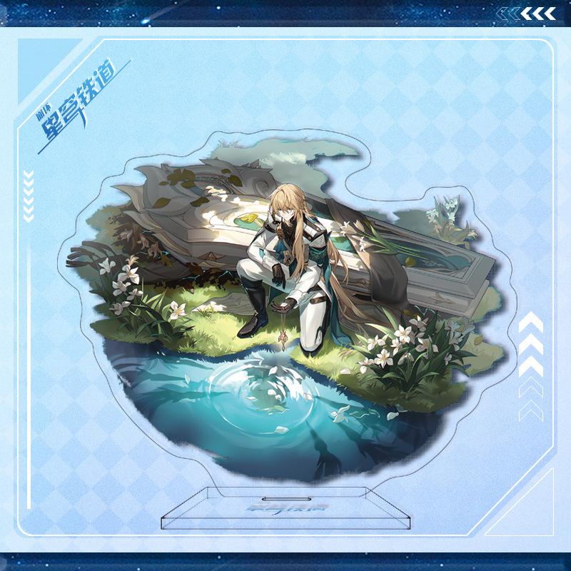 Spiel Honkai: Star Rail Stand Model Plate Perimeter 7. März Dan Heng Himeko Arlan Bronya Rand Figures Standee Brand Desk