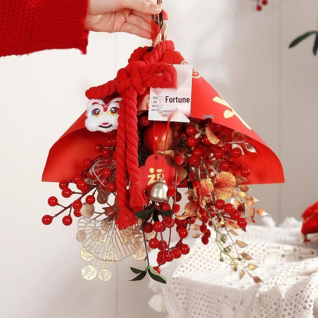 2025 Jahr der Schlange Chinesischer Knoten Anhänger: Neuer Stil Frühlingsfest Wanzi-Knoten Fu Ornament für Neujahr und Einzugsdekoration.