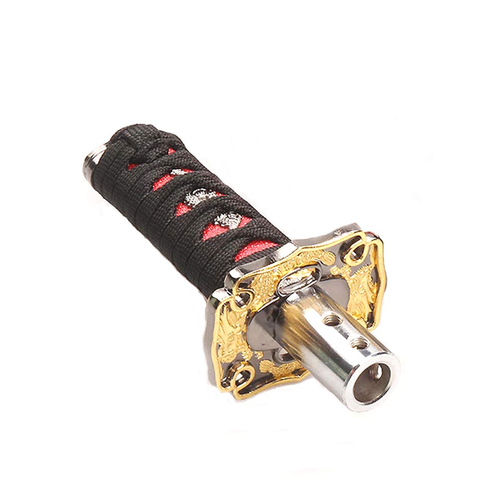 HANSWD Japanese Sword Shift 14mm Includes 4 Adapters for and M12 for Light and Custom Fit Knob, Diameter, M8, M9.5, M10, Shifters, AT/MT Cars, Cars,