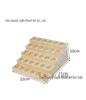 Wooden Multi-layer Essential Oil Display Rack with Multiple Slots