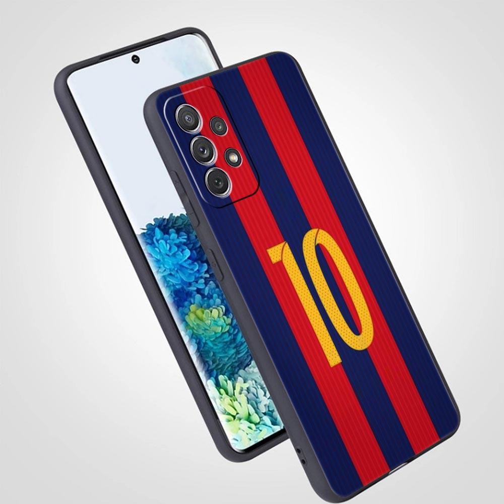 Football 10 Player Phone Case for Samsung Galaxy A55 A35 A17 A07 A15 A13 A25 A51 A71 A72 A73 A32 A52 A52S A41 5G Soft TPU Shell