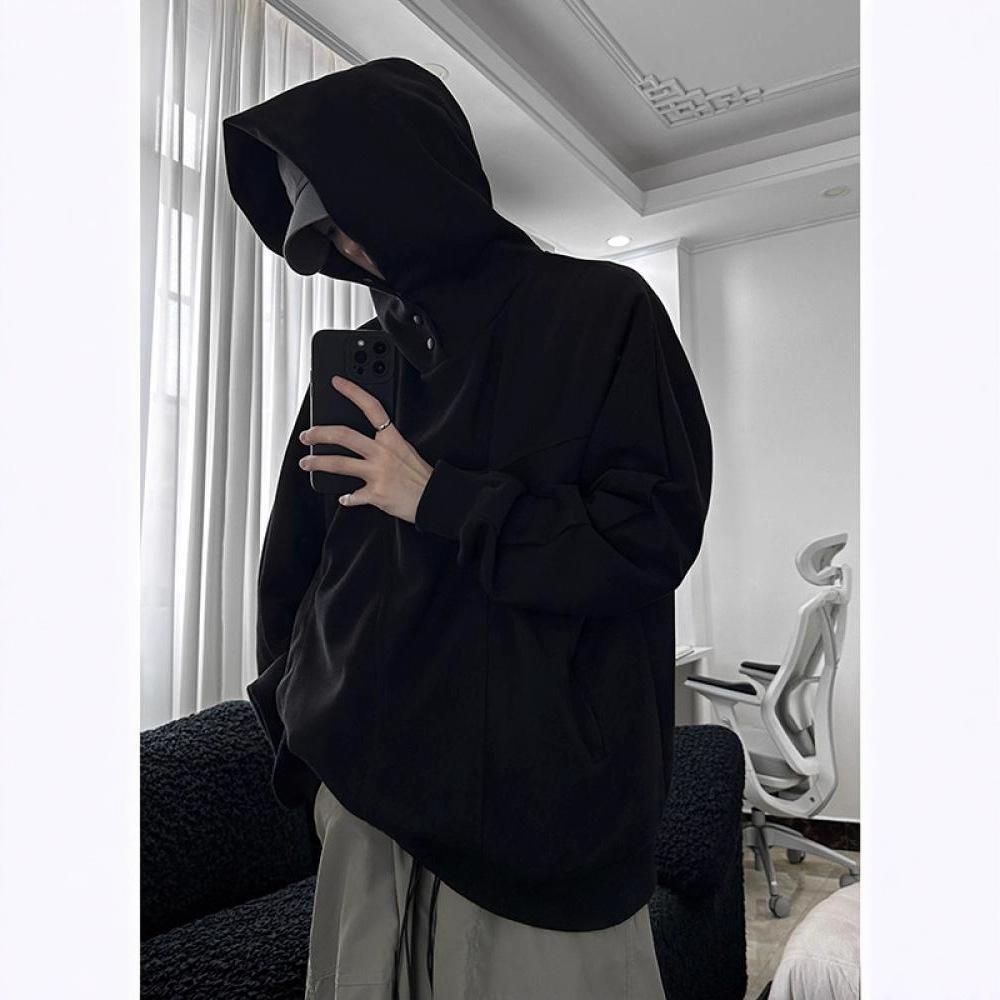 Mens Autumn Updated Comfortable Fit Couple Thickened Leisure Hooded Jacket