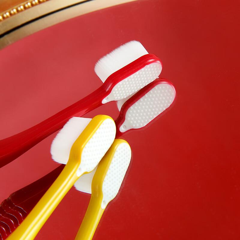 RAOYI Ultra-Soft Sensitive Gum Travel Toothbrush 8-Pack