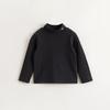 Mark Jenny Girl Half Turtleneck Bottoming Shirt Babies' Long Sleeve T-shirt Children Tops Spring and Autumn 241308