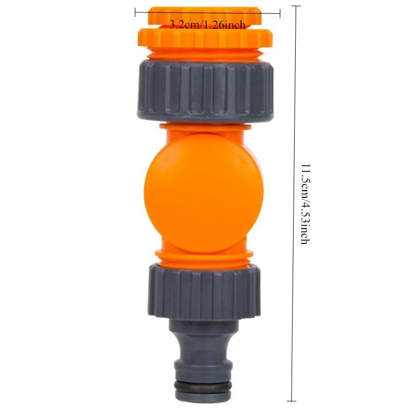 1/2 Inch Quick-Connect Garden Hose Adapter - Leak-Proof Plastic Faucet Connector for Watering, Irrigation & Outdoor Use