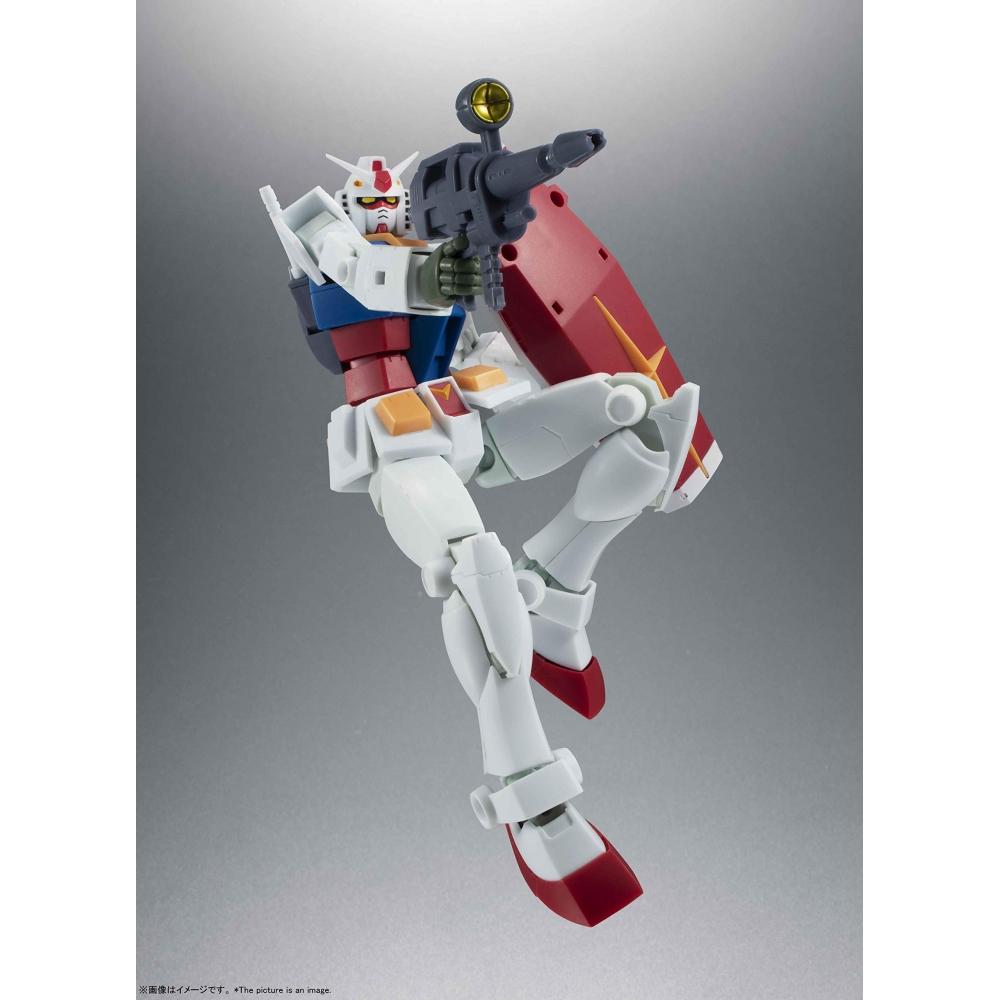 ROBOT Spirits Mobile Suit Gundam [SIDE MS] RX-78-2 Gundam ver. ANIME. [BESTE UTVALG] Ca. 125 mm ABS&PVC malt bevegelig figur
