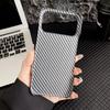Fashion Simple Half Pack Carbon Fiber Texture Phone Case for iPhone 17 Air 16E 15 14 Plus 13 12 Pro Max 11 Shockproof Back Cover