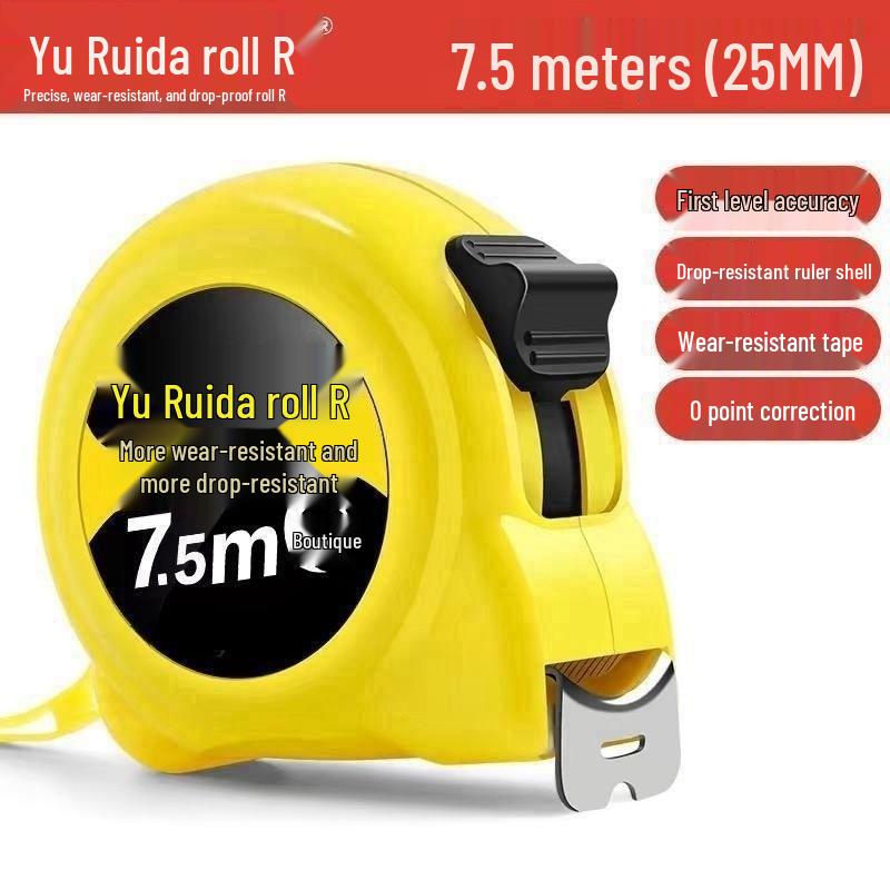 Durable Rustproof Waterproof Thickened Tape Measure & Ruler - Widened, Wear-resistant, 10m