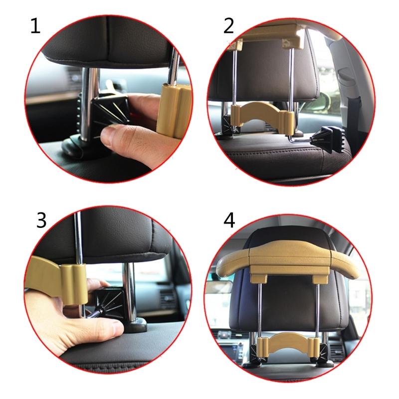 Multifunktionaler Auto-Sitzhaken Haken Organizer Kopfstütze Kleiderbügel Kleidung Anzüge Halter Hohe Qualität Universell Haltbar