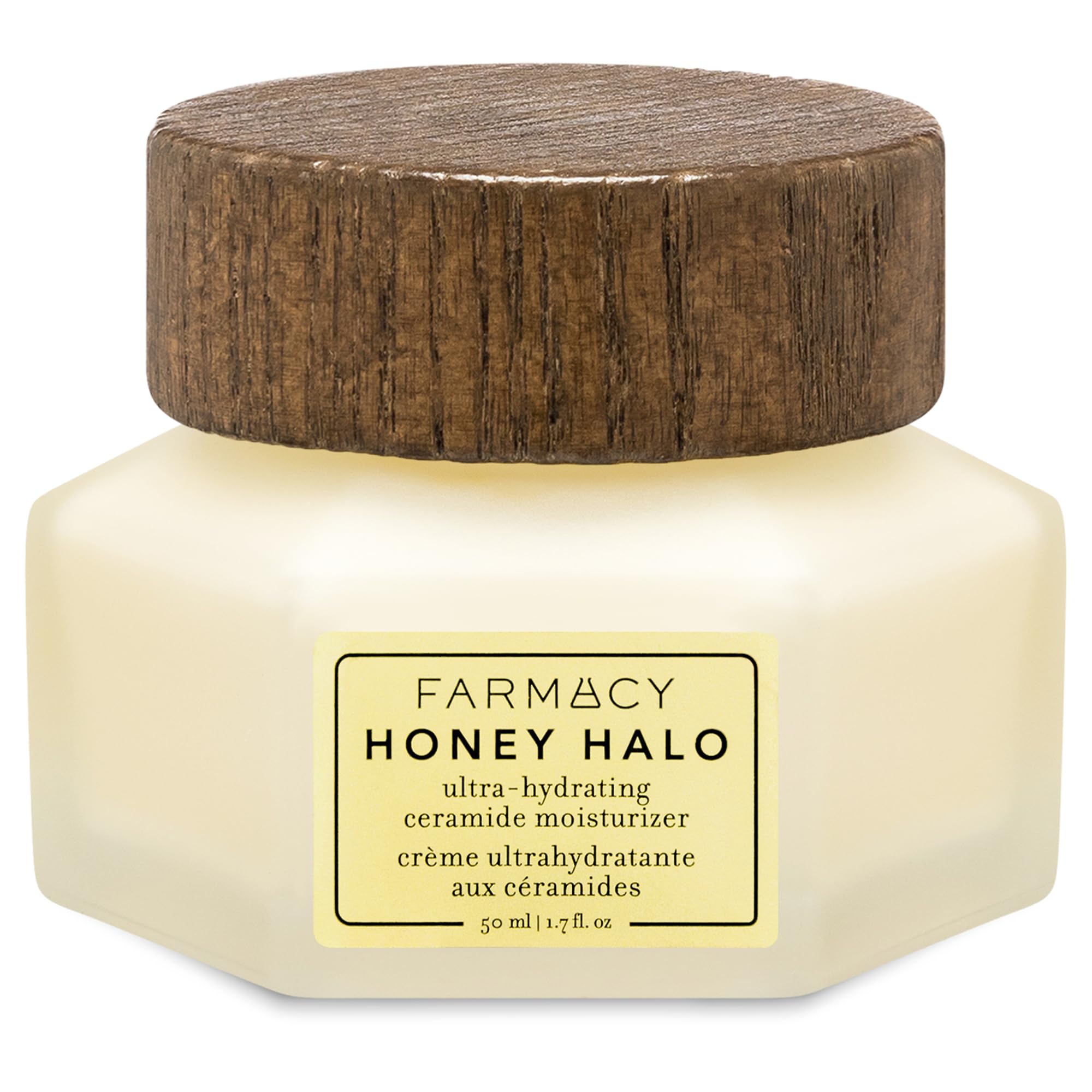 

Farmacy Honey Halo Ceramide Face Moisturiser Cream Hydrating Facial Lotion for Dry Skin - (1.7 Ounce)