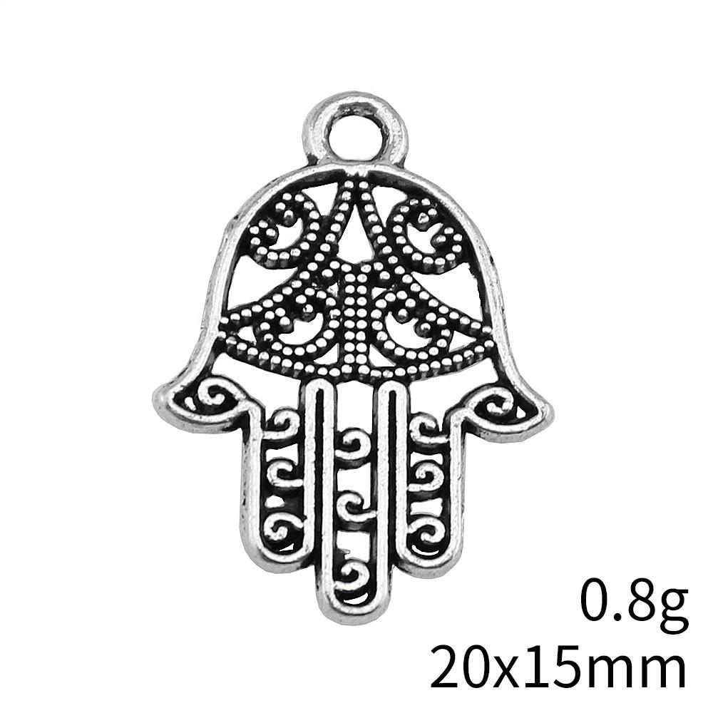 NewArrivals Charms For Necklace Hamsa Hand Talisman Amulet Charms Pendant Biz Phone Pendant