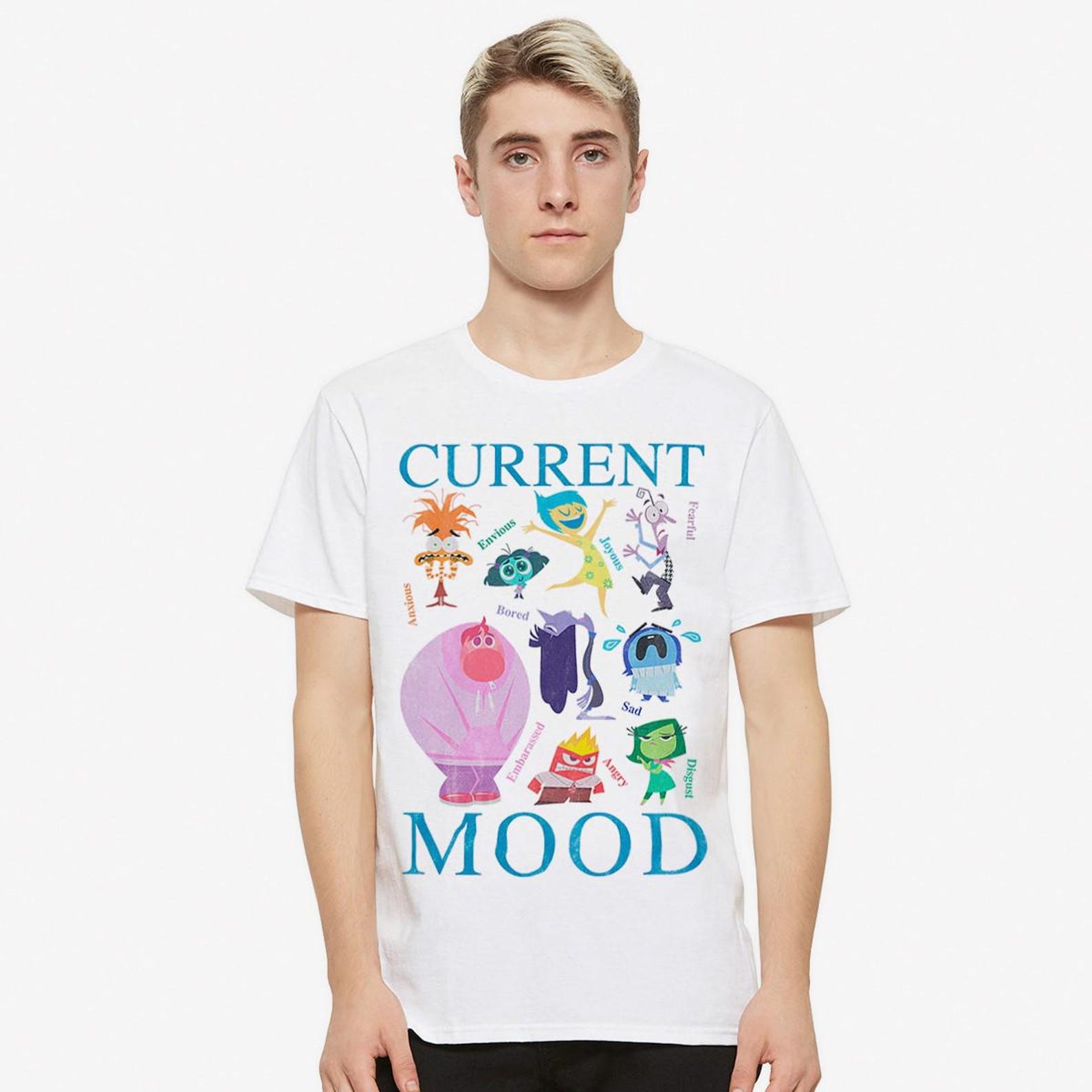 Inside Out Current Mood T-Shirt, Men s and Women s Sizes (NSD-993521) 3XL