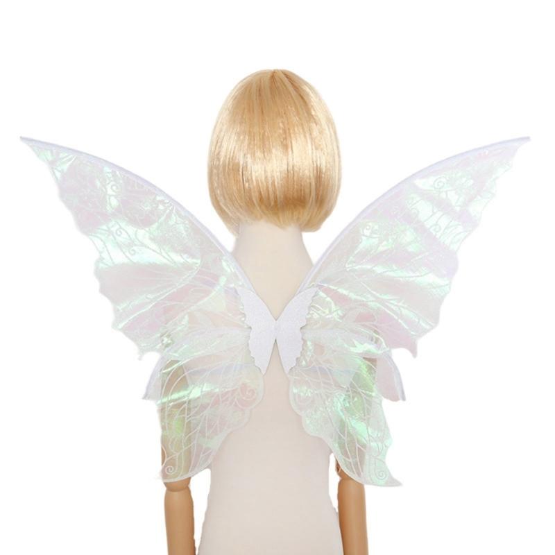 Performances Butterfly Fairies Angel Wing Funny Dress Up Butterfly Wing Sparkles Costumes Halloween Cosplays Wing Props