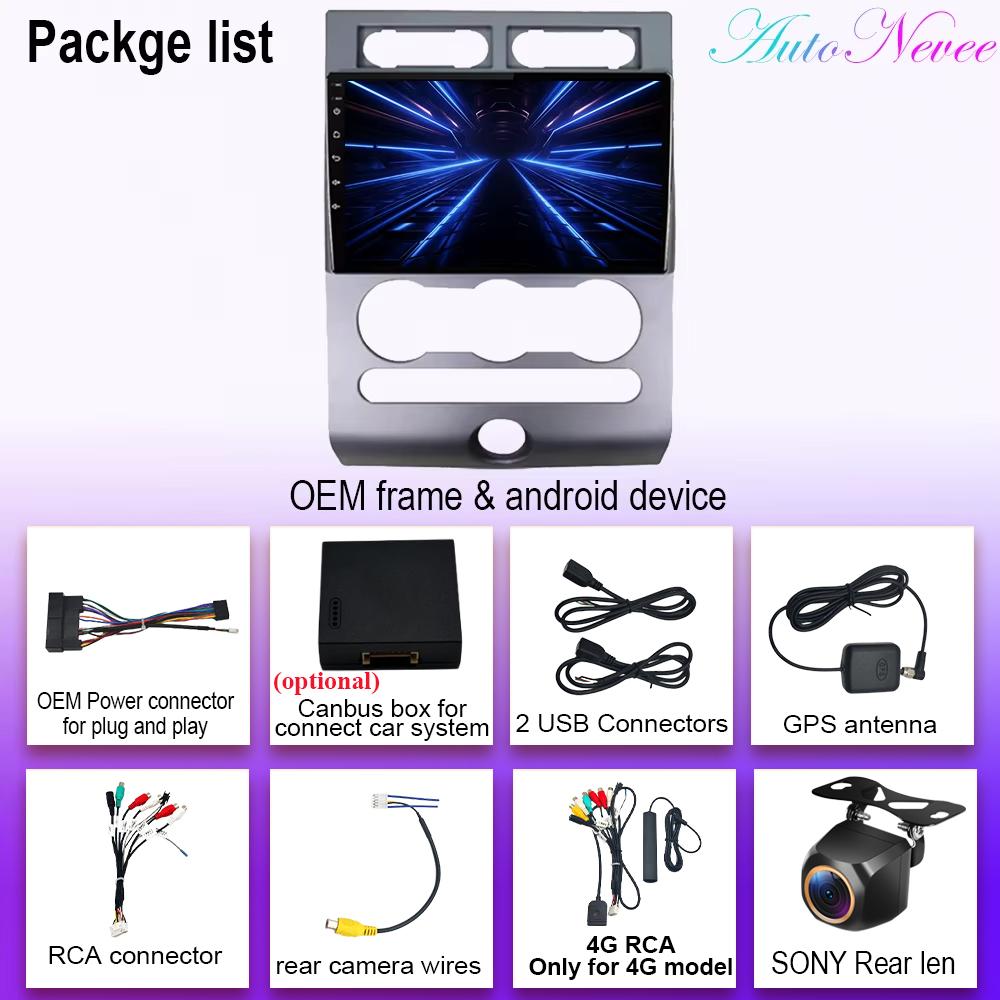 For Ford Expedition 2007-2017 Android 14 Multimedia Car GPS Video Autoradio Player Navigation Stereo Dash Cam Wireless Carplay