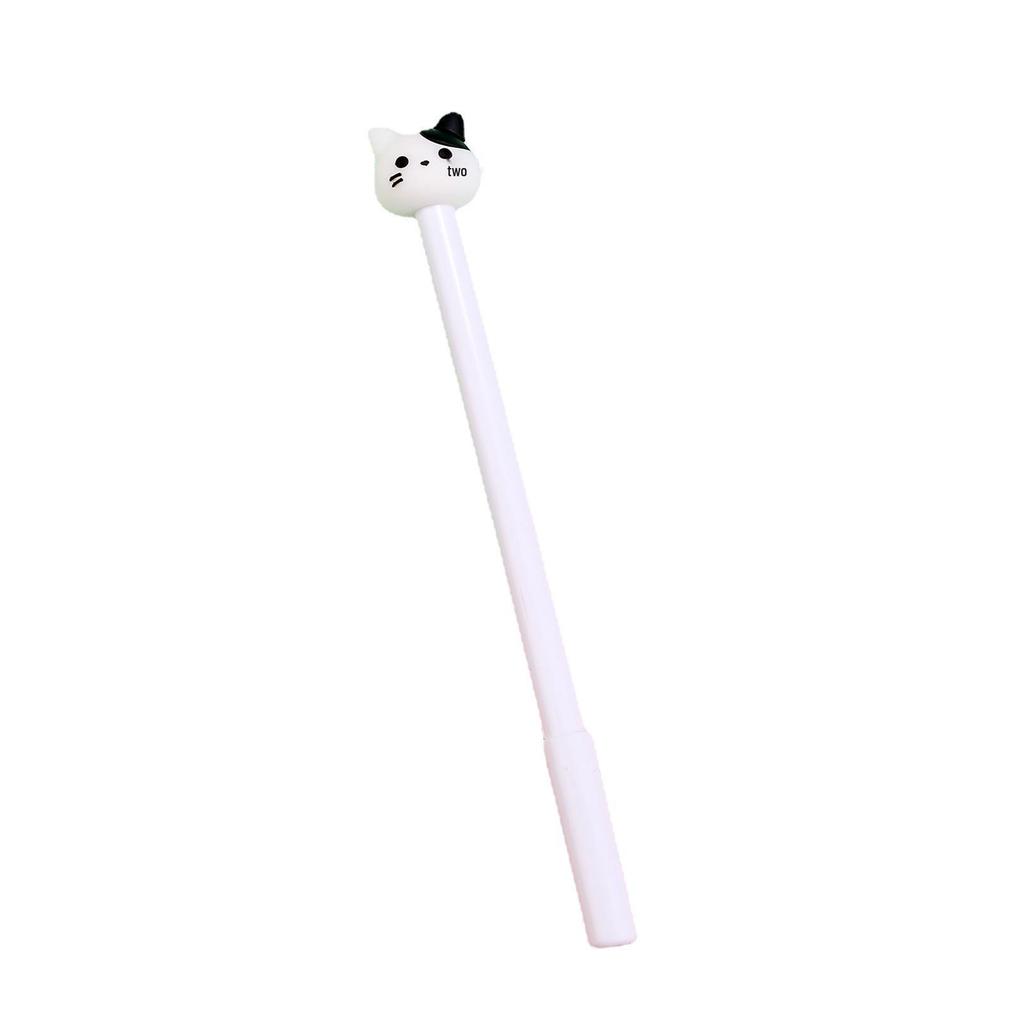 Creative Black Cat Paw Water-based Signature Pen - Cute Stationery for Students