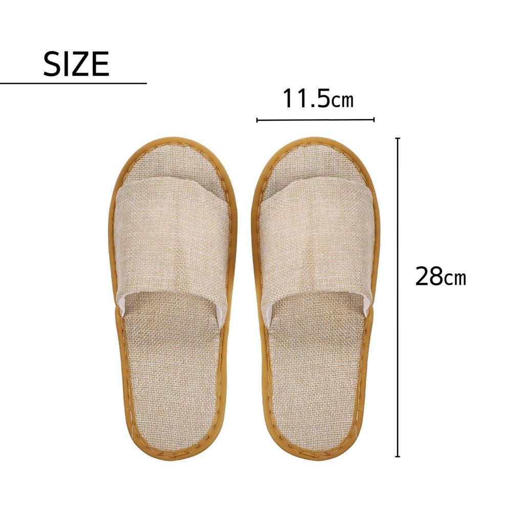 Partools Disposable for and Indoor Use Slippers, Open-Front, Unisex, Yellow, Guests, Hotels, (50 Pairs)