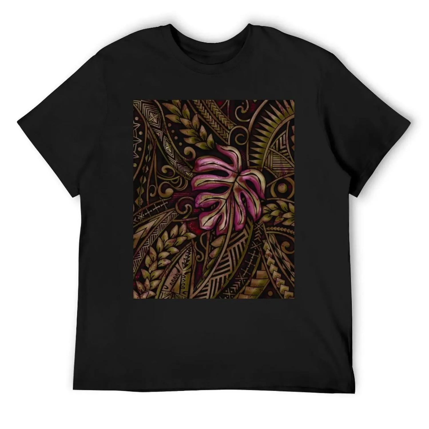 

Golden Tribal Jungle - Hawaiian - Samoan - Polynesian 3688 ArtBoard T-Shirt Anime t-shirt cute tops men t shirts XXXXXL чорний