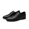 2025 new lace-up leather shoes men's soft sole breathable fashion trend men's shoes Korean version business dress leather shoes 8061-R